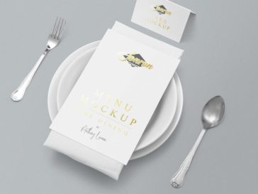 Restaurant Menu Mockup