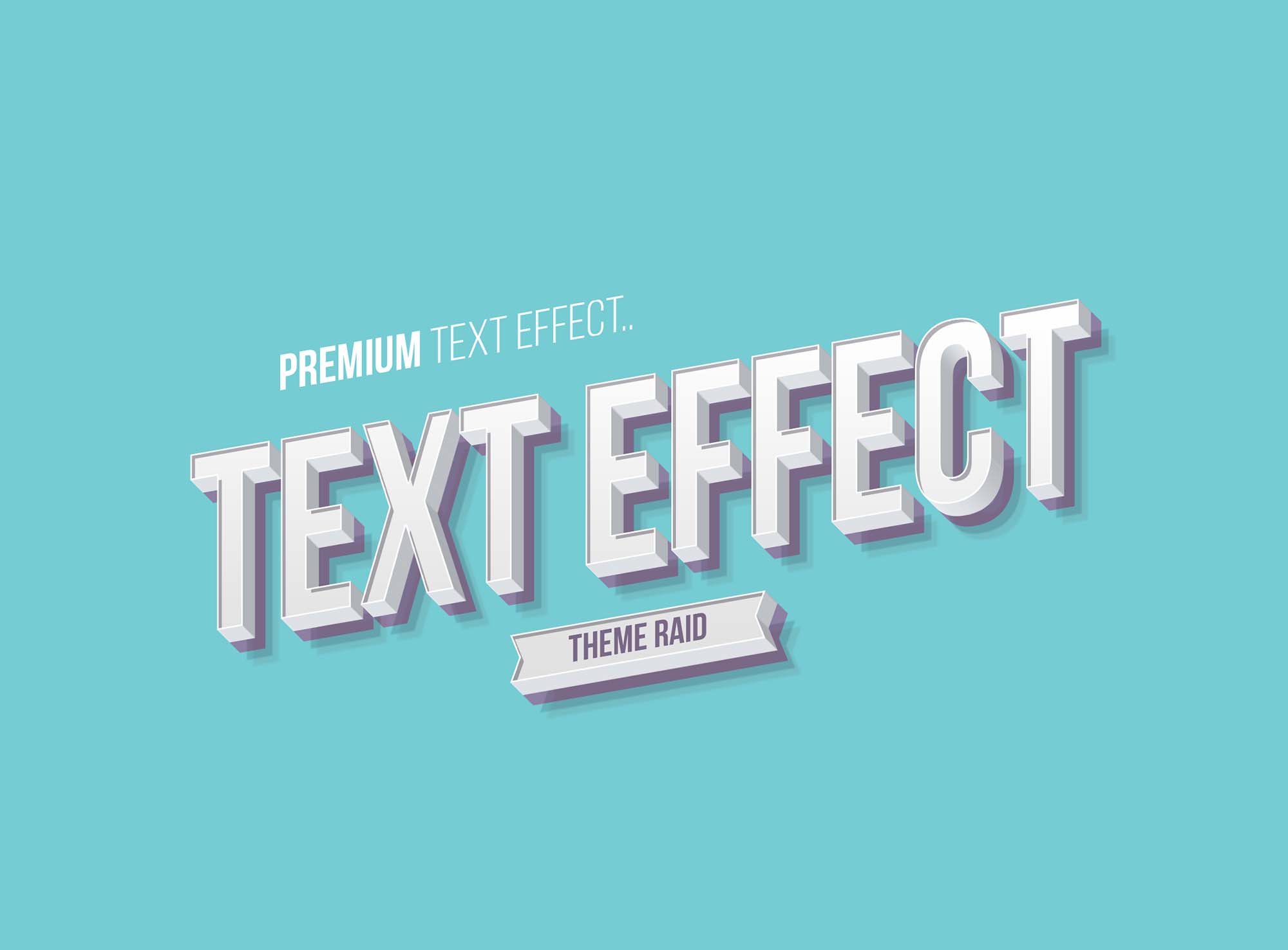 Premium PSD  Bevel logo editable 3d style text effect