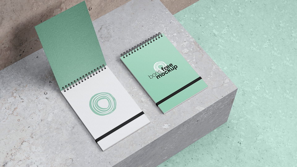 Download Free Spiral Notebook Mockup Psd Psfiles