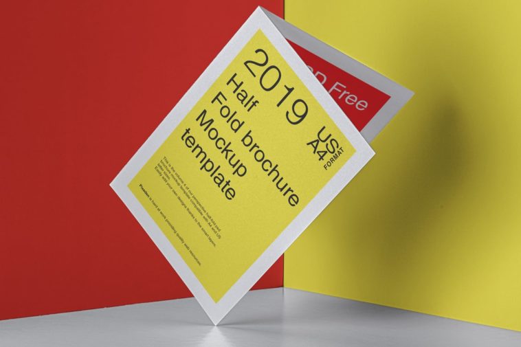 Two-Fold Brochure Mockup