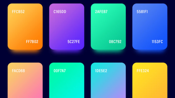 Free 150+ UI Gradients Color Styles - PsFiles