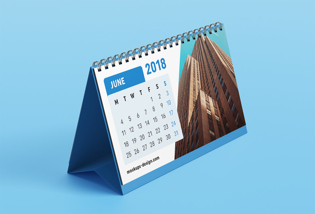 Desk Calendar Free Mockup World