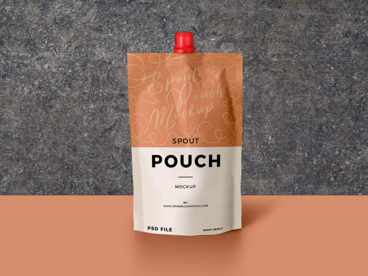 Spout Pouch Package Free Mockup Psfiles