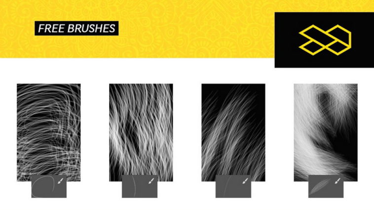 draw hair in photoshop free brushes