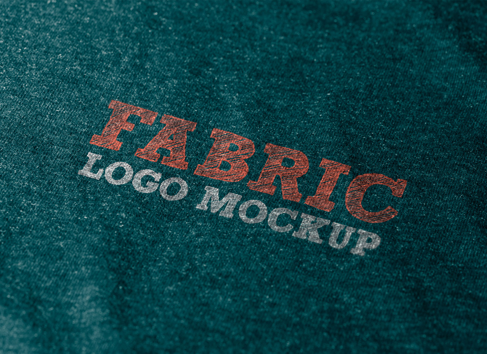 Download Free Photorealistic Fabric Logo Mockup Psd Psfiles PSD Mockup Templates