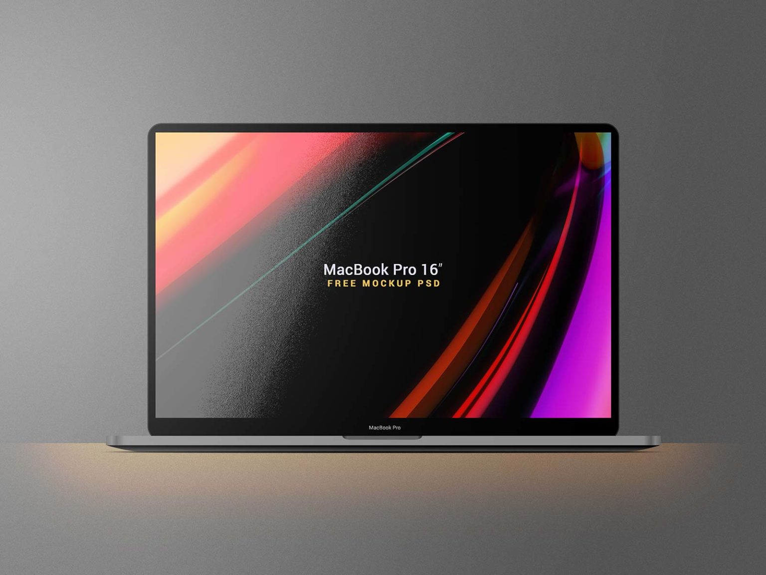 Free MacBook Pro 16 Mockup PSD - PsFiles