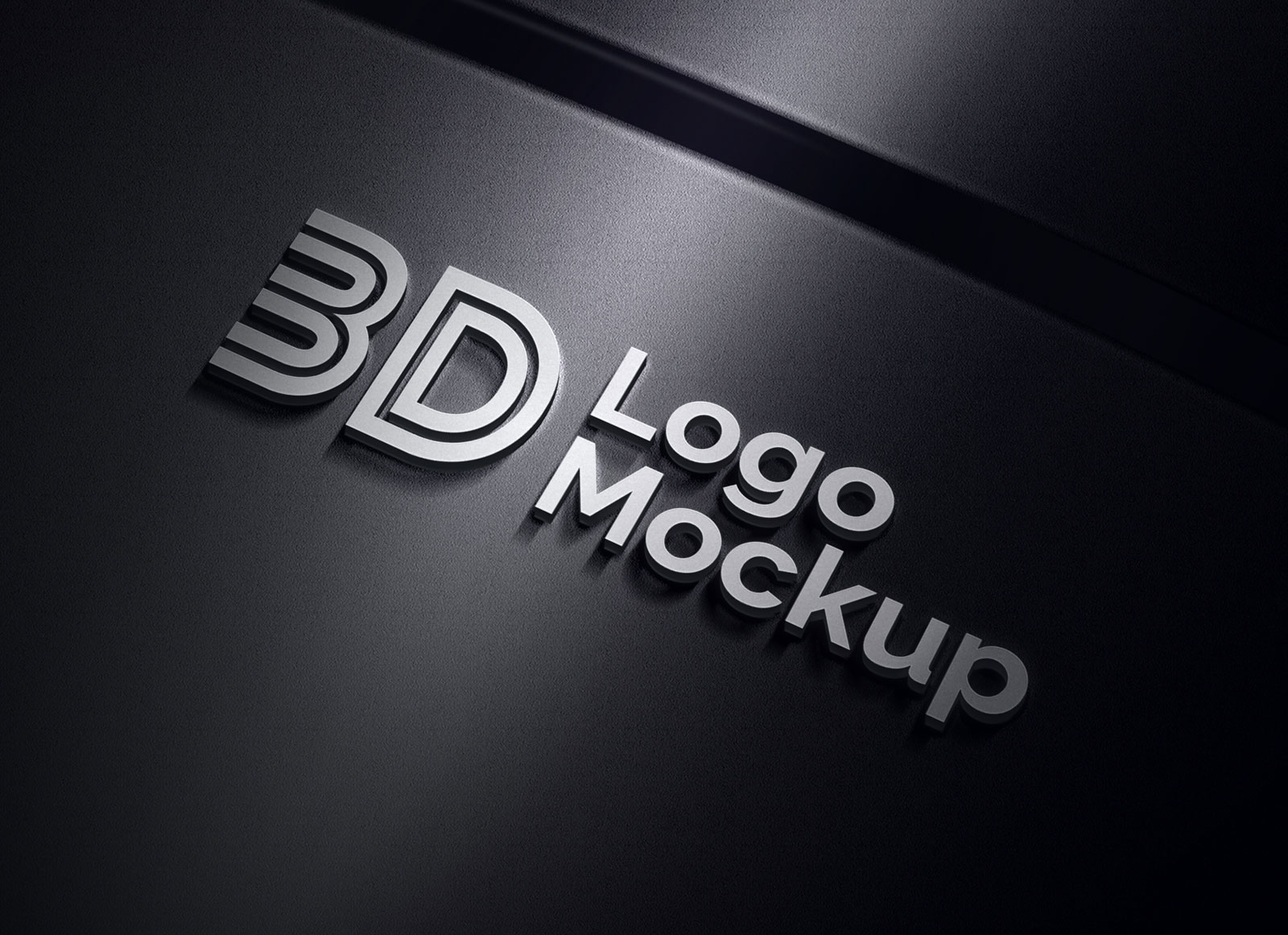 Download Free Premium 3d Logo Mockup Psd Psfiles