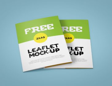 Leaflet Mockup PSD