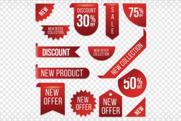 Special Offer Sale Tags Free PSD