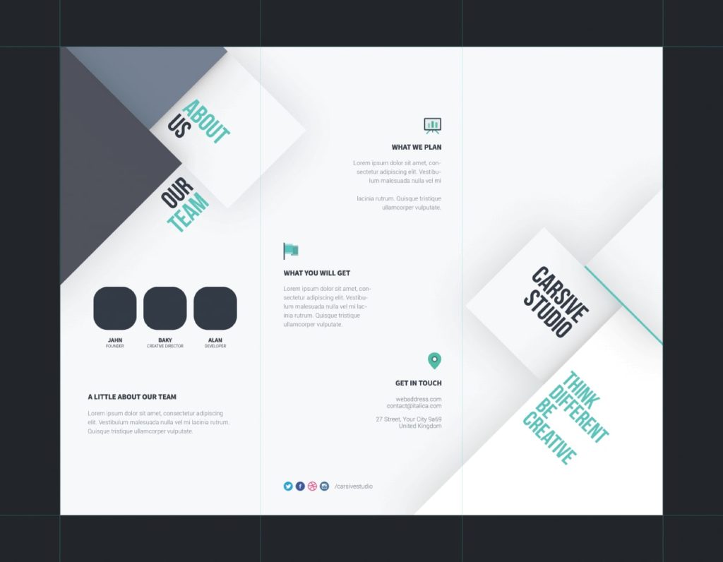 Brochure PSD Template