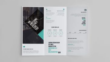 Tri-Fold Brochure PSD Template