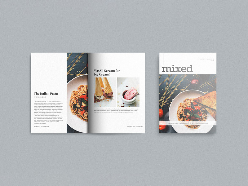 Free magazine deals template psd