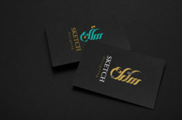 Free PSD Business Card Mockup