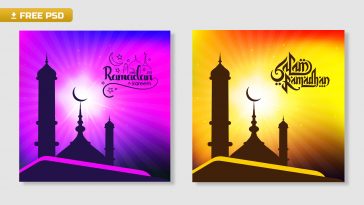 Ramadan Wishes Free PSD Templates