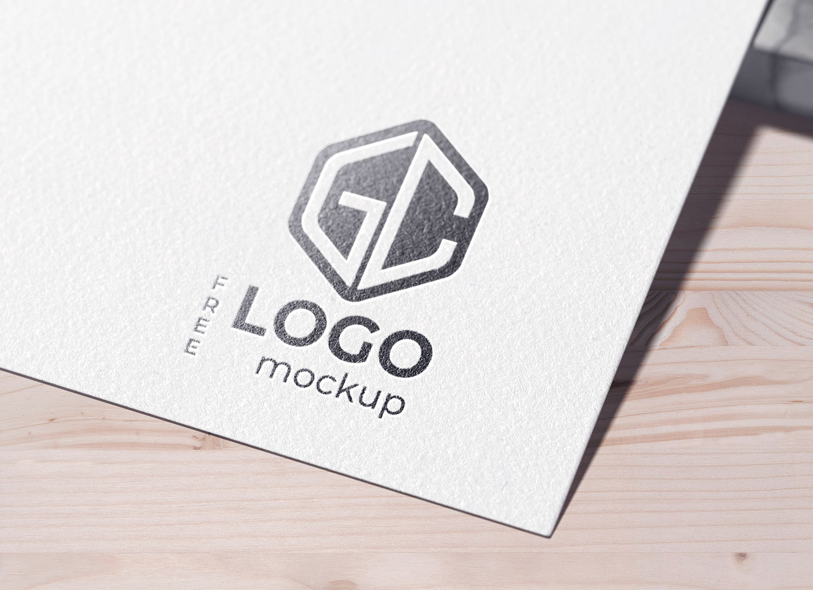 Download Free Paper Metallic Foil Logo Mockup Free Mockup Psd Files