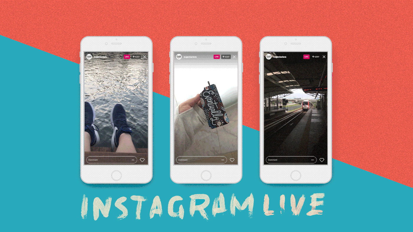 Download Free Instagram Live Mockup Psd Psfiles