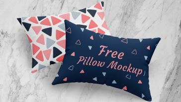 Pillow Mockup PSD Set