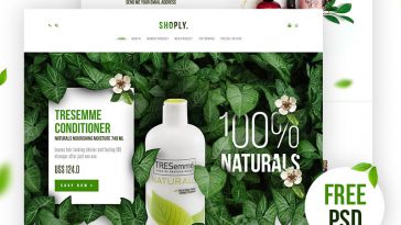 Free Shoply Cosmetics Landing PAGE