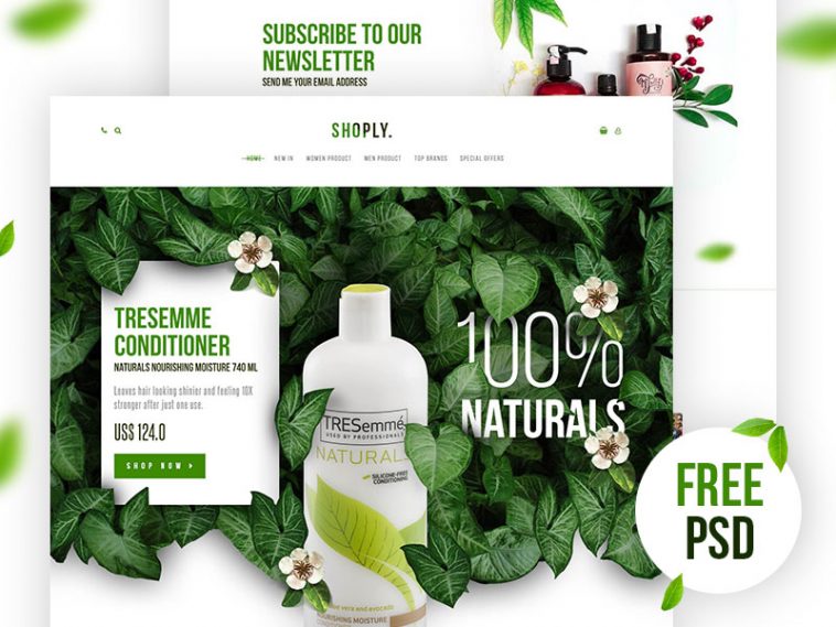 Free Shoply Cosmetics Landing PAGE