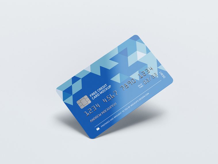 Free Credit / Debit Bank Card Mockup 5 PSD Set - PsFiles