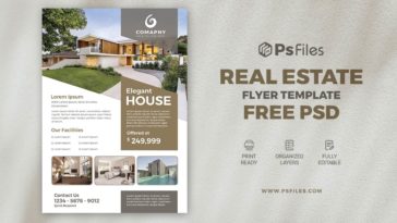 Real Estate Free PSD Flyer