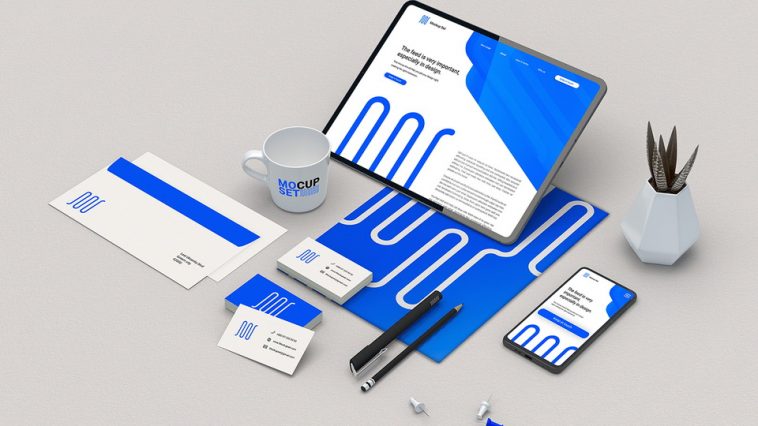 Presentation Mockup Scene