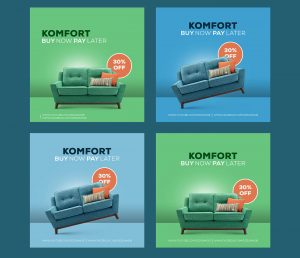 Furniture Sale Social Media Banner PSD Templates