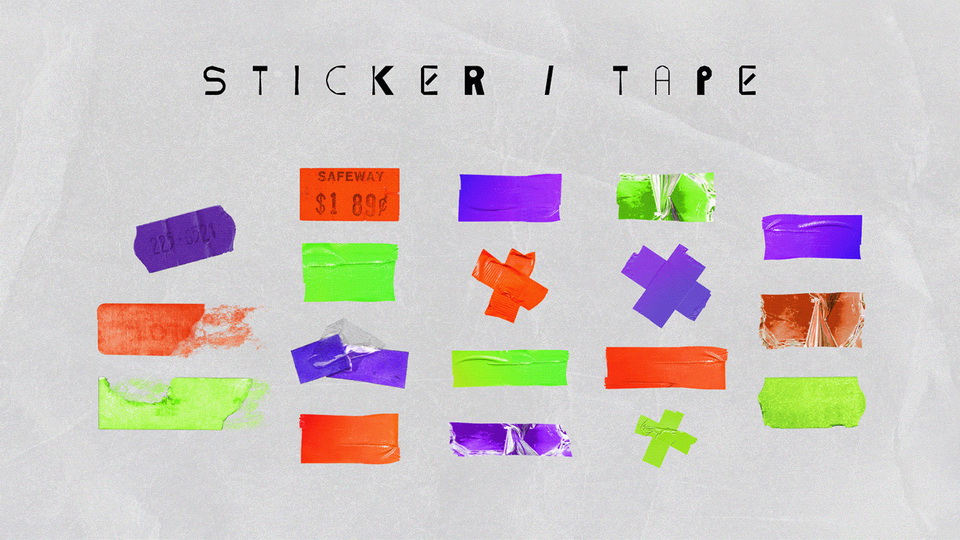 Sticker Tape Paper