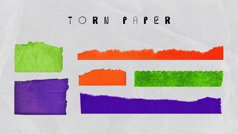 Torn Paper Texture PSD