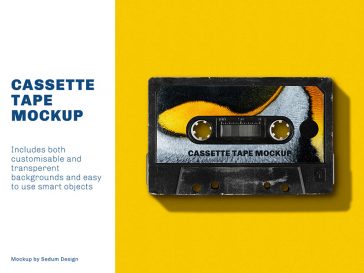 Cassette Tape Mockup