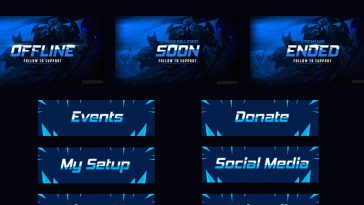 FREE Gaming Banner Template For  Channel #6 Photoshop I DOWNLOAD  (2020) 