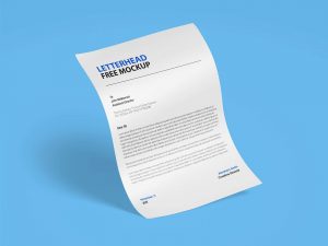 A4 Size Paper Flyer Mockup