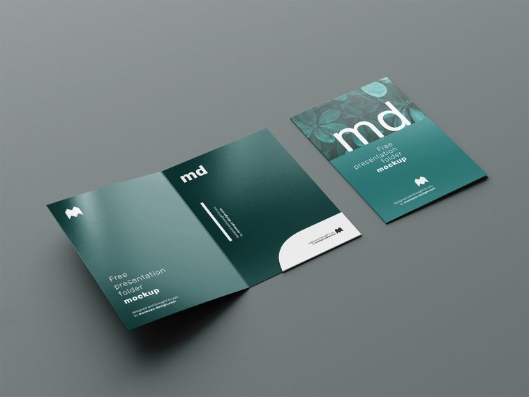 Branding Presentation Folder Mockup