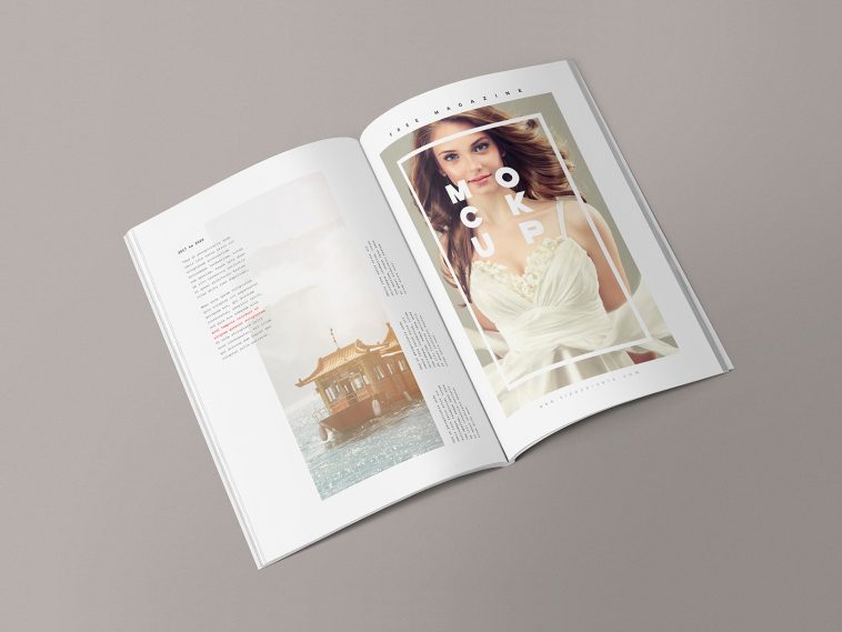 Free Magazine Inner Pages Mockup