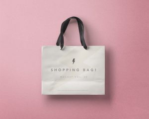 Free Shopping Bag Mockup