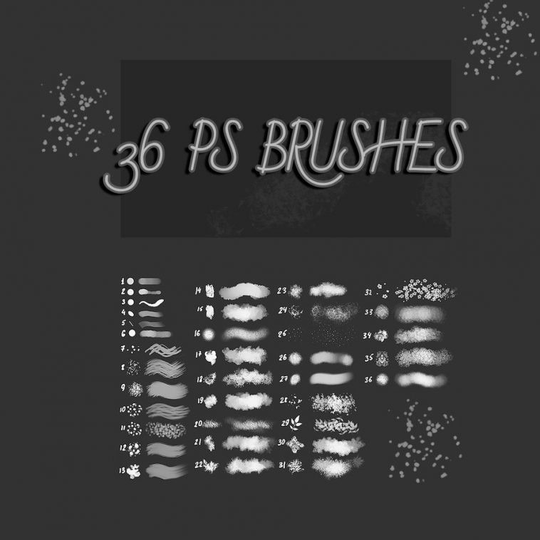 36 Free Texture Brushes