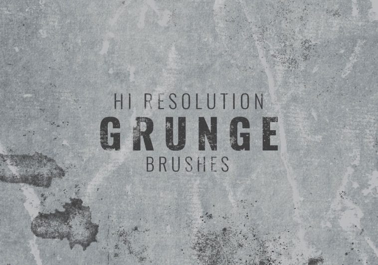 Hi Resolution Grunge Background Brushes Photoshop