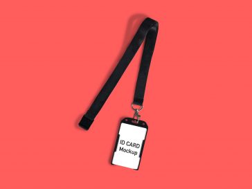 Free ID Card Mockup