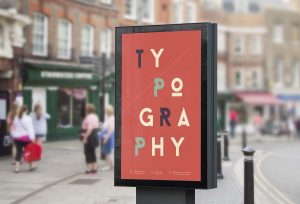 Free Street Billboard Mockup PSD