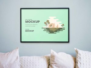 Free Wall Artwork Mockup