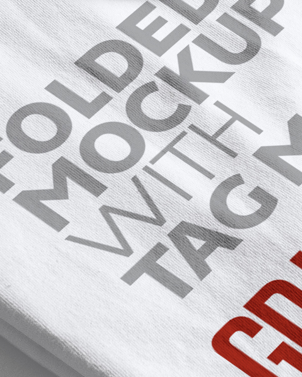 Free Folded T-Shirt Mockup PSD