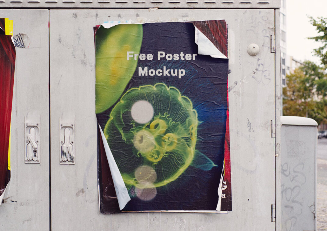 Free Street Poster Mockup