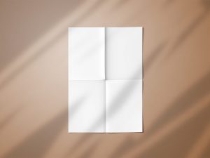 Free A4 Paper Flyer Mockup