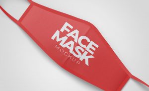 Free Cloth Mask Mockup PSD
