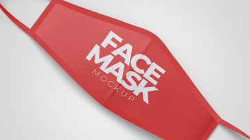Free Cloth Mask Mockup PSD