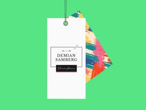 Free Cloth Price Tag Mockup PSD