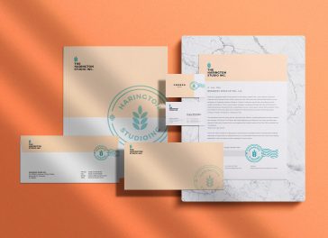 Free Corporate Stationery Branding Mockup PSD