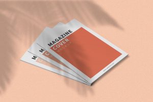 Three Magazines Cover Mockup