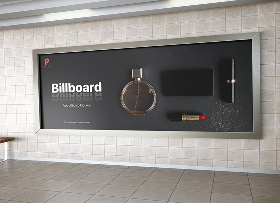 Download Metro Station Subway Billboard Mockup Psd Psfiles