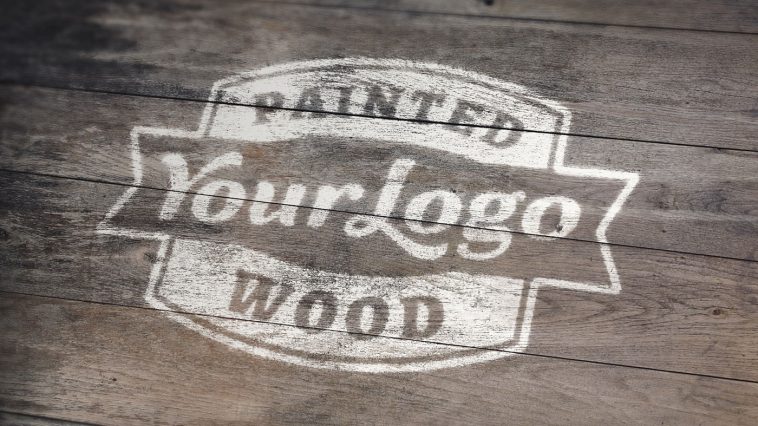 Free Spray Paint Text Logo Mockup Effect Template PSD - PsFiles